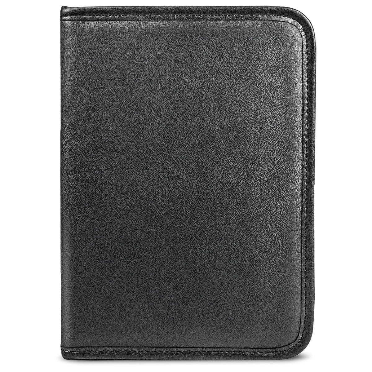 Samsill Professional Padfolio Mini, Organizador de Piel Sintética, 5 x 8 Pulgadas, Negro