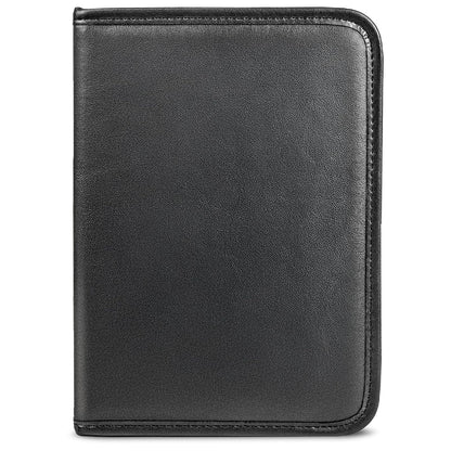 Samsill Professional Padfolio Mini, Organizador de Piel Sintética, 5 x 8 Pulgadas, Negro