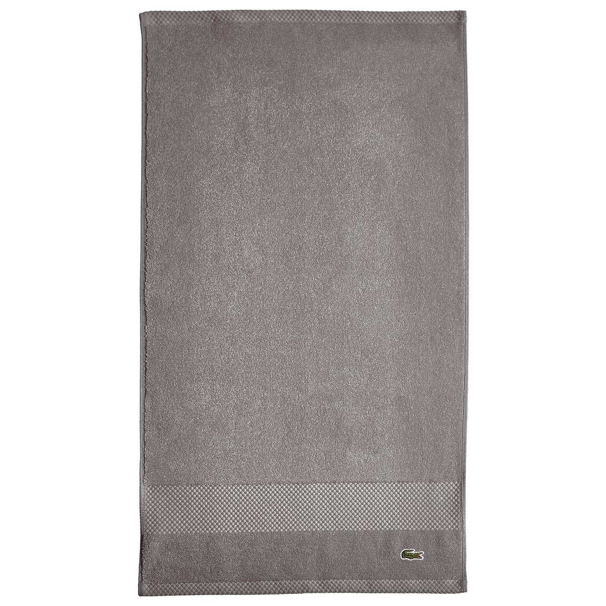 Lacoste Heritage Supima Toalla de Algodón - Hand Towel 16x30 - Meteorita