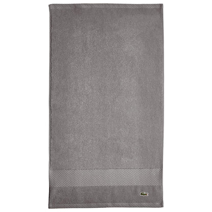 Lacoste Heritage Supima Toalla de Algodón - Hand Towel 16x30 - Meteorita