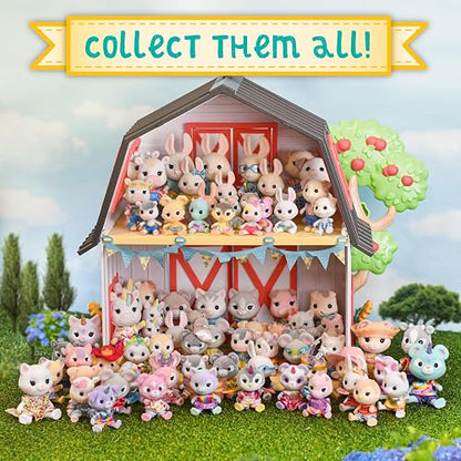 Sunny Days Entertainment Honey Bee Acres Rainbow Ridge Daydreamers Unicorn Family - 4 muñecas en Miniatura | Cifras coleccionables de fantasía pequeñas | Juguetes de Juego para niños