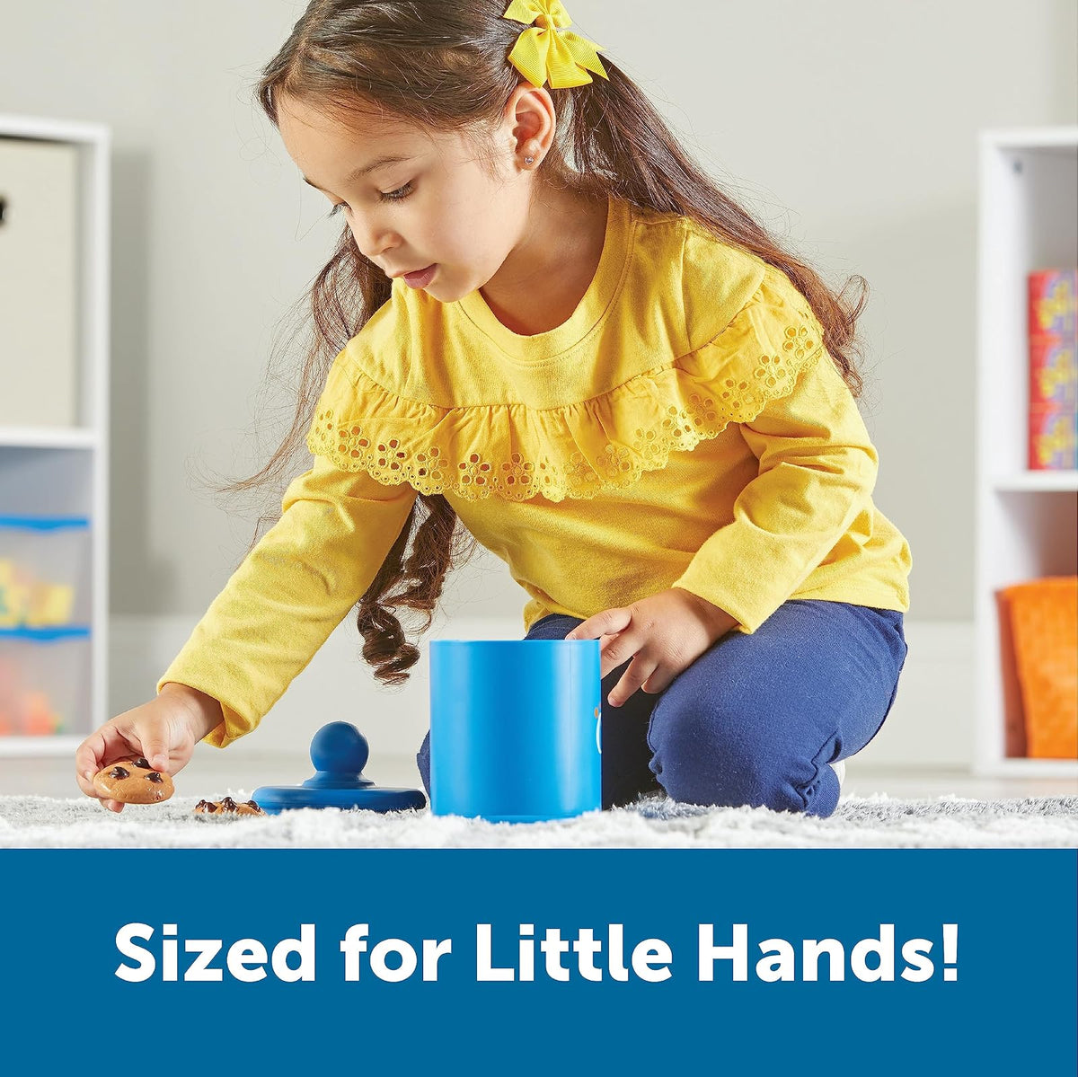 Learning Resources Smart Counting Cookies, 13 Piezas, 18 Meses +, Juegos de Imitacion, Alimentos de Juguete, Galletas de Juguete, Comida de Juguete para niños