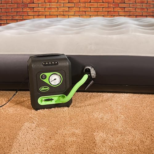 Slime 40034 Inflador 12V de Neumáticos y de Uso Multiple