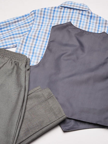 Nautica Conjunto de Chaleco de Piel de tiburón para niño