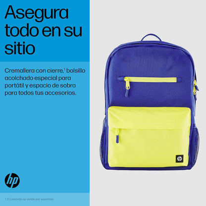 HP Mochila unisex para computadora portátil, compartimento para portátil de 15,6 pulgadas