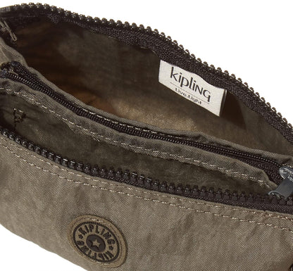 Kipling - Bolsa de Accesorios para Mujeres - Negro - 3 Compartimentos - Bolsillo de Cremallera - Wristlet - Nylon - Utilidad - Contemporary - AC2084