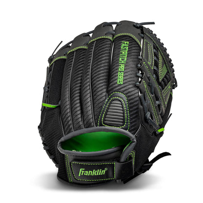 Franklin Sports Girls Softball Glove - Women's Windmill Fastpitch + Slowpitch Softball Glove - Lime Softball Mitt - Left Hand Throw Adult + Youth - 11"
