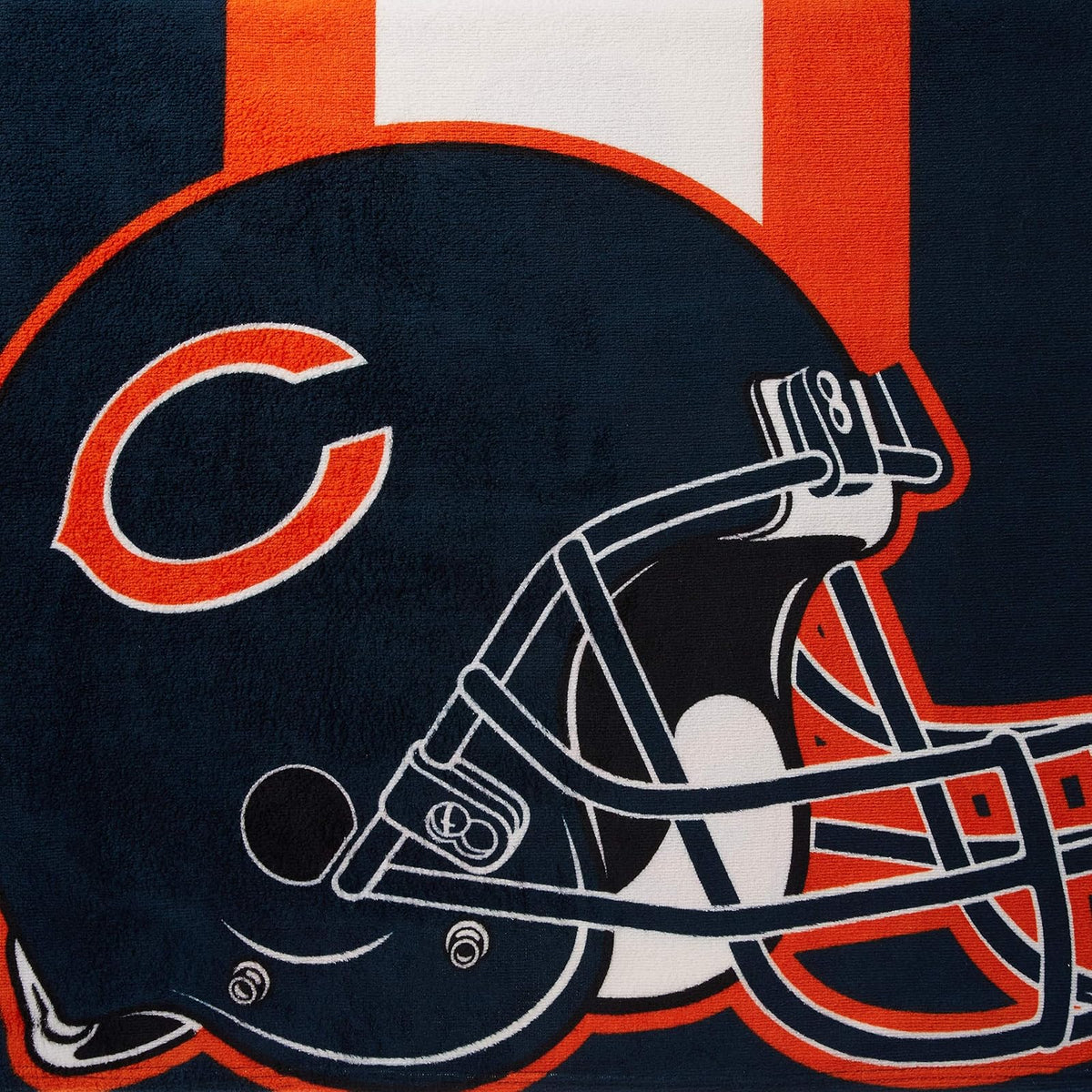 Toalla de playa Zone Read de la NFL, 76 x 152 cm., Azul, 30" x 60"