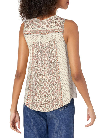 Lucky Brand Lana - Playera Estampada Camisa para Mujer