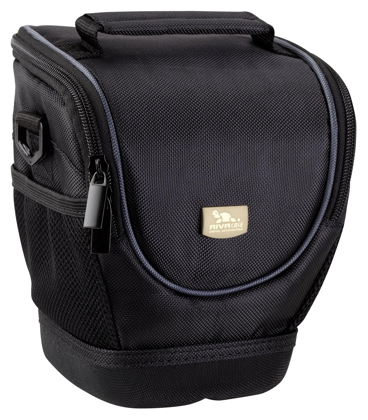 Rivacase Estuche para Cámara de Acción, Resistente al Agua - Negro - Compatible, viajes, clásico