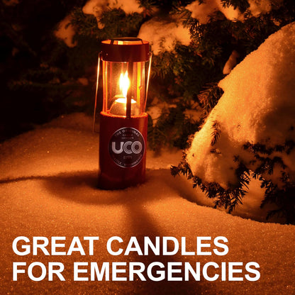 UCO 9+ Hour White Candles for Candle Lanterns (3.5 Inch), 3-Pack