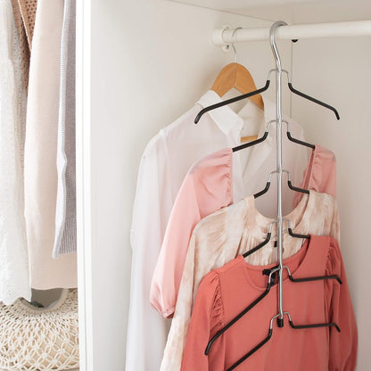 Organize It All Percha de Ropa para árbol de Blusa de 6 Niveles