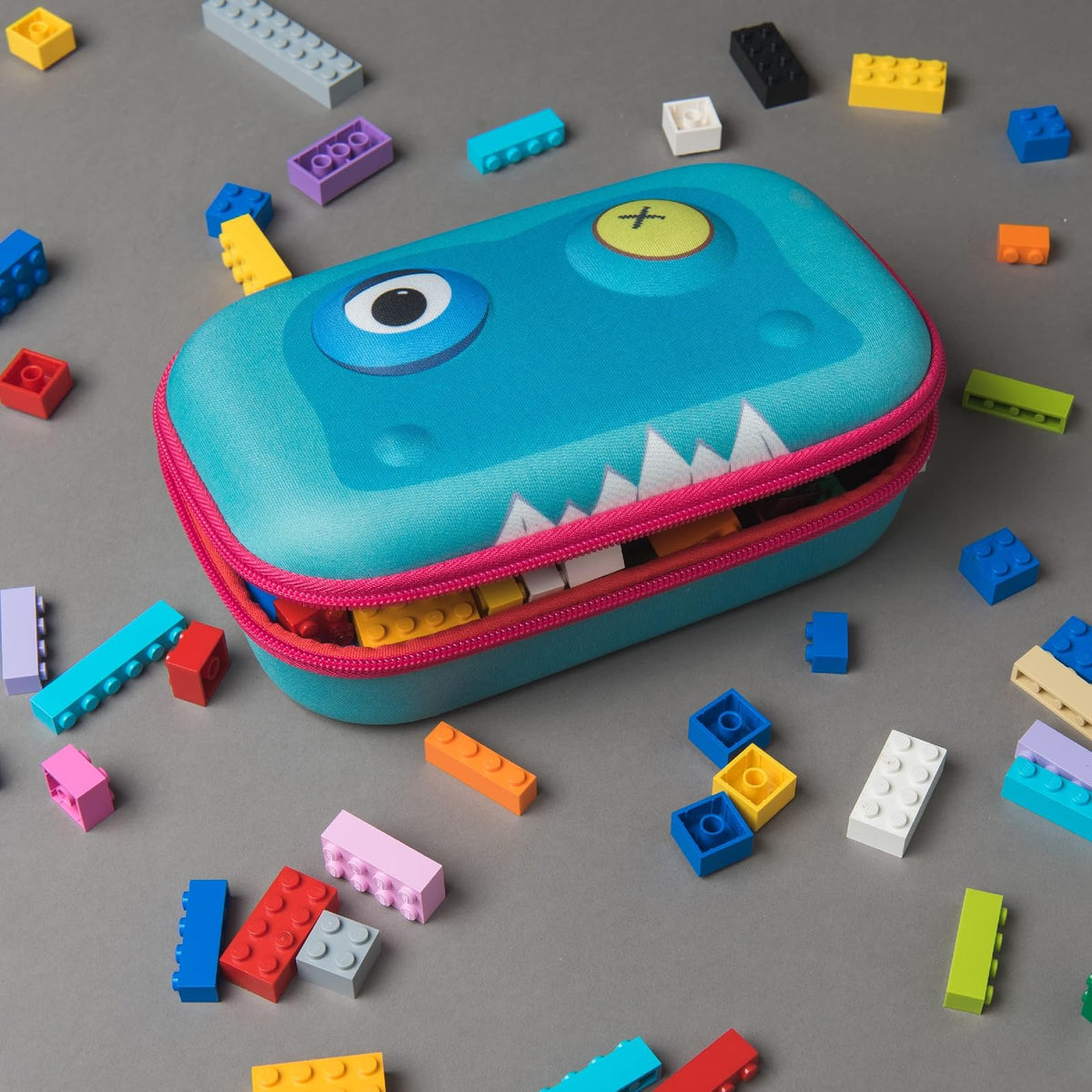 ZIPIT - Estuche para lápices de bestia para niños | Estuche para lápices para la escuela | Bolsa organizadora para lápices | Bolsa para lápices de gran capacidad