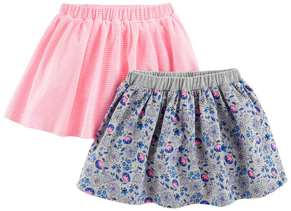 Simple Joys by Carter's 2-Pack Knit Scooters Falda bebés niñas