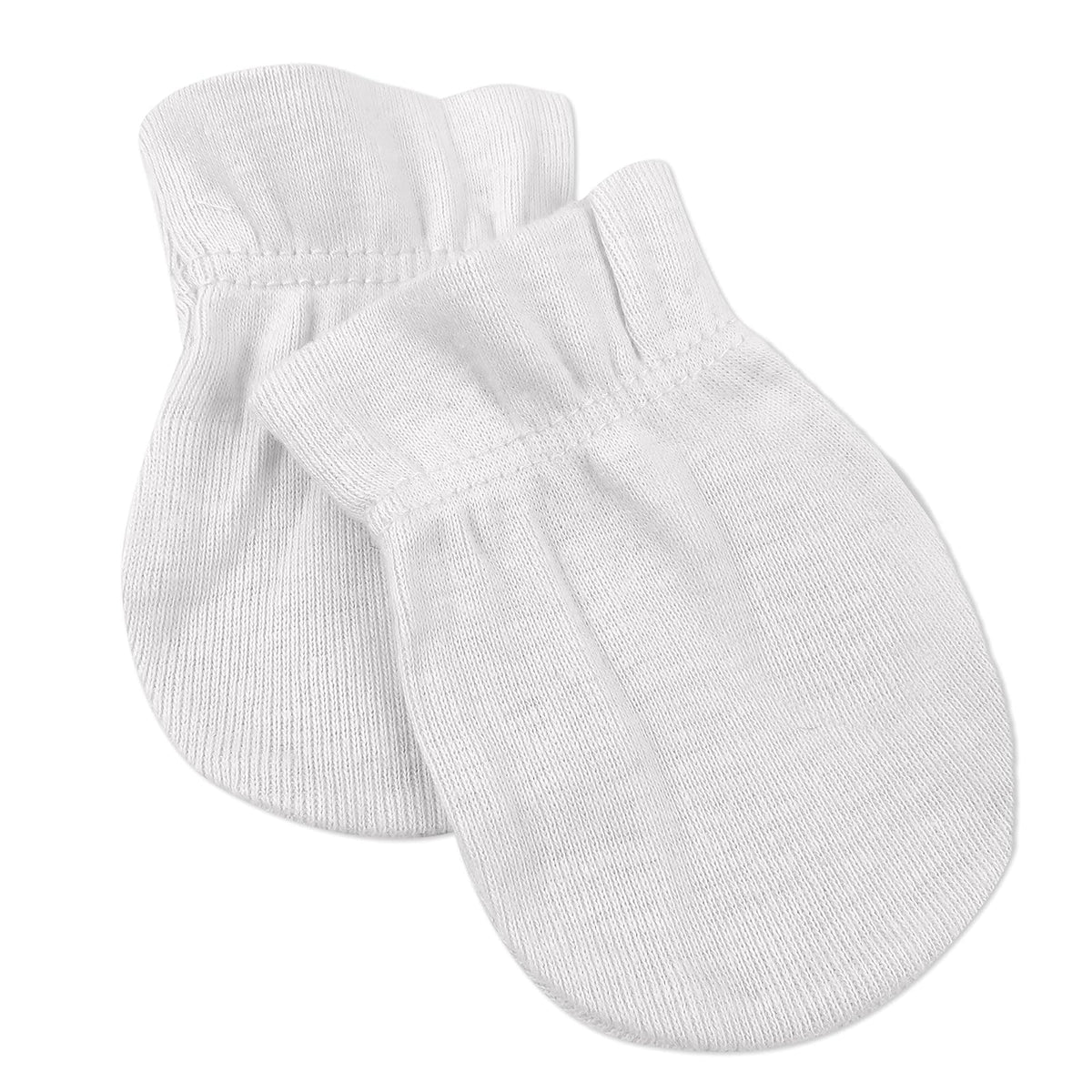 HonestBaby Paquete de 3 guantes de algodón orgánico Guantes de algodón Unisex bebé