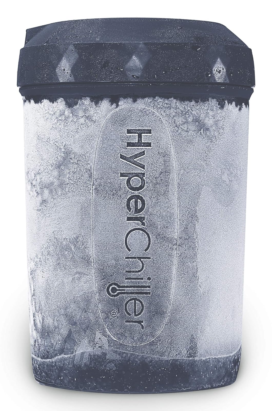 HyperChiller HC2BG Patented Instant Coffee/Beverage Cooler, Ready in One Minute, Reusable for Iced Tea, Wine, Spirits, Alcohol, Juice (12.5Oz, Slate Blue)