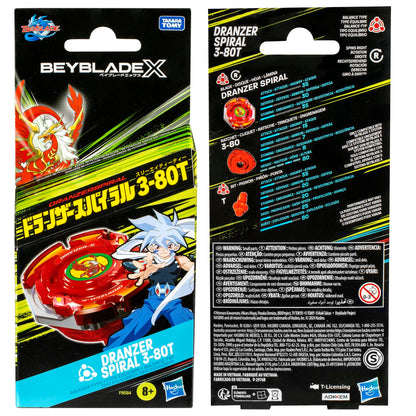 Beyblade X Trompo Takara Tomy Dranzer Spiral 3-80T