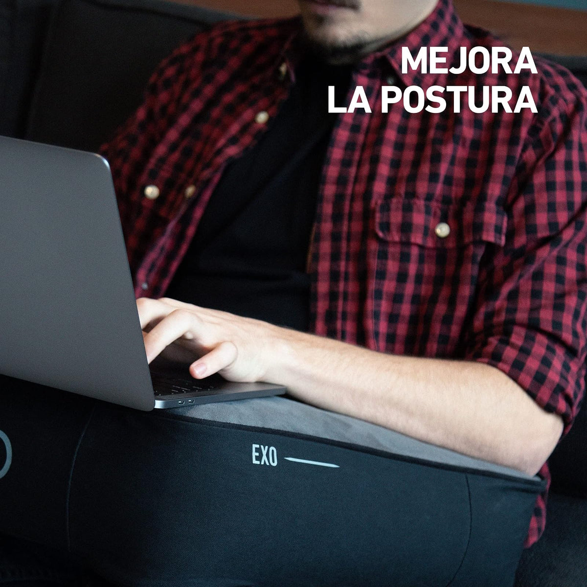 SCUF Exo Cojín de Postura Ergonómica para Jugar y Teletrabajar, Apoyo de Columna Vertebral, Apoyo de Cuello, Apoyo de Muñecas, Apoyo de Manos - Negro