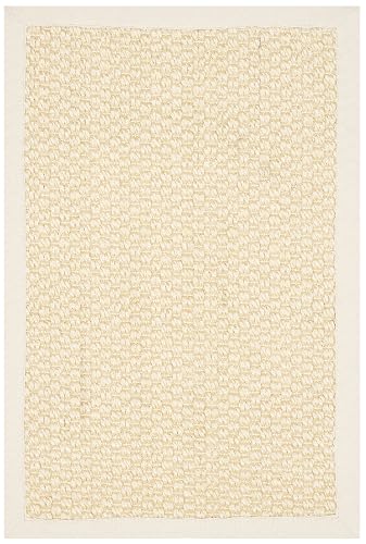 Safavieh, Alfombra Sisal Natural Fiber Collection, NF525A-2, Crema, 60.96 cm x 91.44 cm