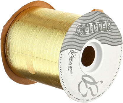 Berwick FGB001-10050-B015 Cinta de purpurina cepillada de 4 pulgadas, dorado