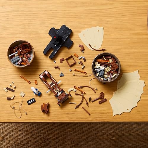 LEGO® Icons Máquina Voladora de Leonardo da Vinci Set de construcción y decoración, Regalos para Adultos, Modelo y Proyecto para Amantes de la Historia 10363