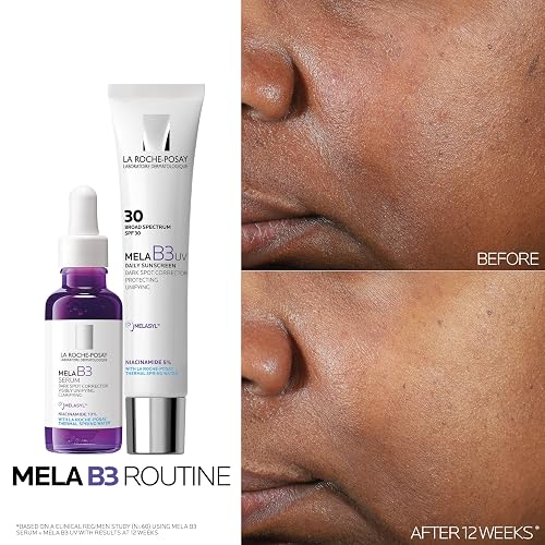 La Roche-Posay Mela B3 Tratamiento Anti-Manchas Corrector, Protector SPF 30 con Niacinamida y Melasyl™, Mejora la Apariencia de las Manchas Oscuras, 40 ml