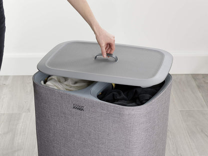 Joseph Joseph Tota - Canasta separadora de ropa (90 litros), color gris