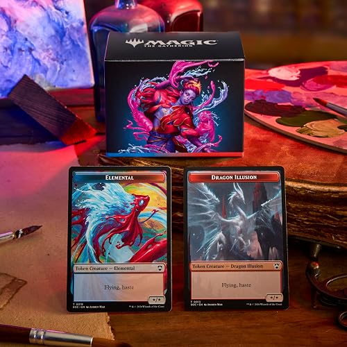 Magic: The Gathering Secrets of Strixhaven Commander Deck - Prismari Artistry (100-Card Deck, Deck Box + Accessories) en Inglés