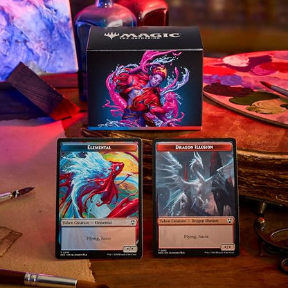 Magic: The Gathering Secrets of Strixhaven Commander Deck - Prismari Artistry (100-Card Deck, Deck Box + Accessories) en Inglés
