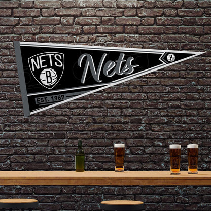 Rico Industries NBA New York Knicks Classic - Banderín para decoración de pared de fieltro de 30,5 x 76,2 cm, ideal para decoración del hogar/habitación de cama/cueva de hombre
