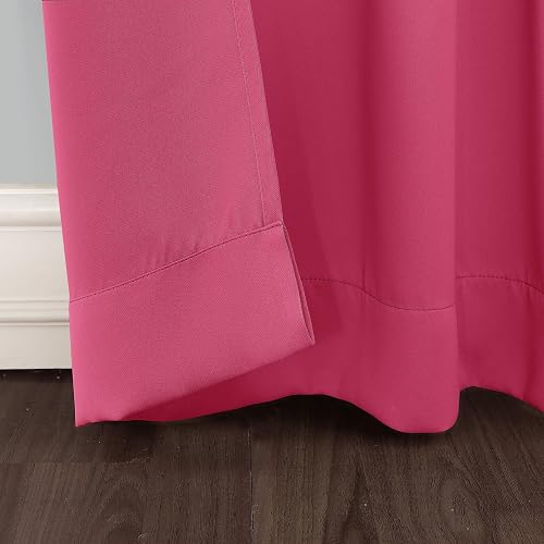 Un Zero Riley - Cortina con Ojales, Rosado, 40" x 84", 1