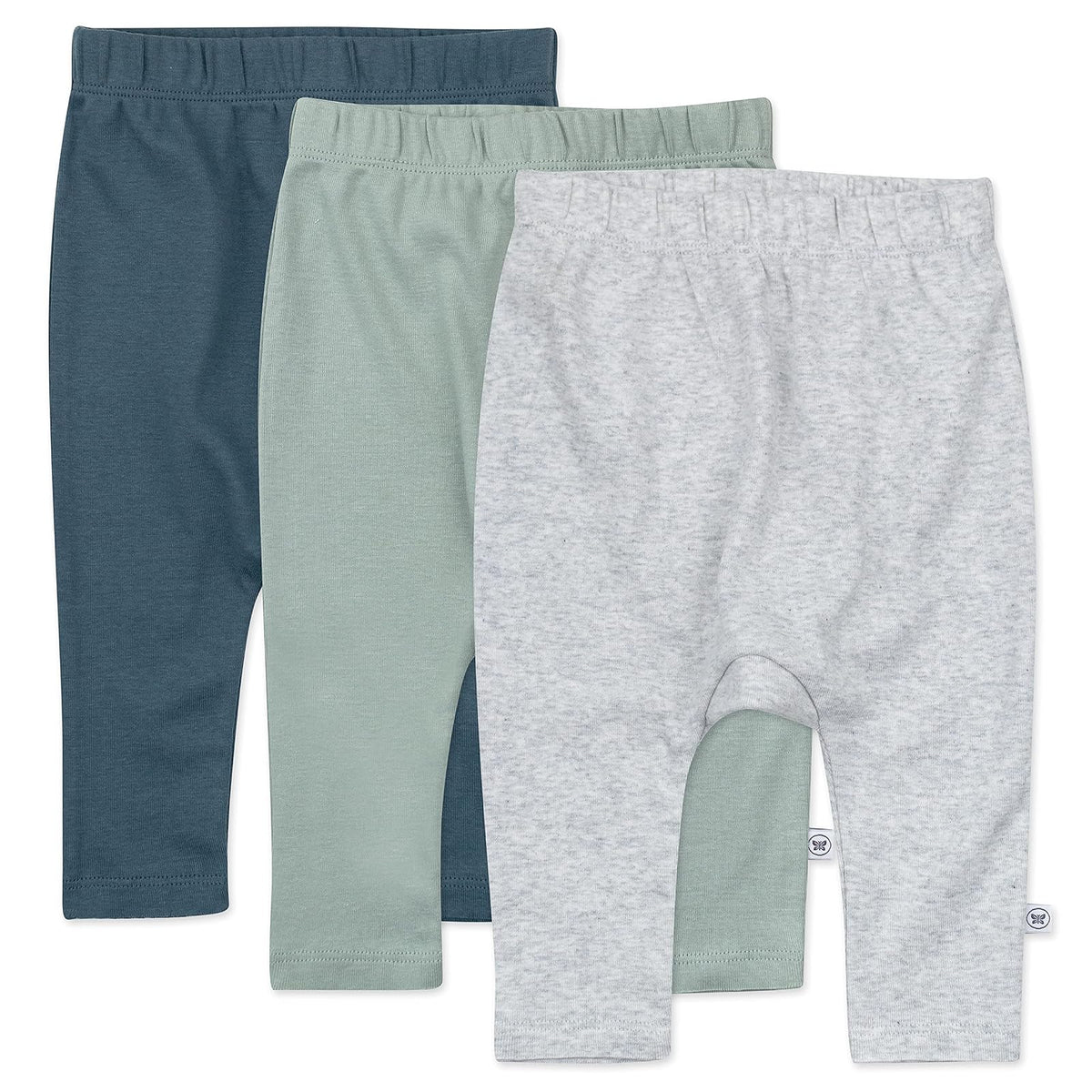 Honest Baby Baby Infant Organic Cotton Cuff-Less Harem Pants Multi-Pack