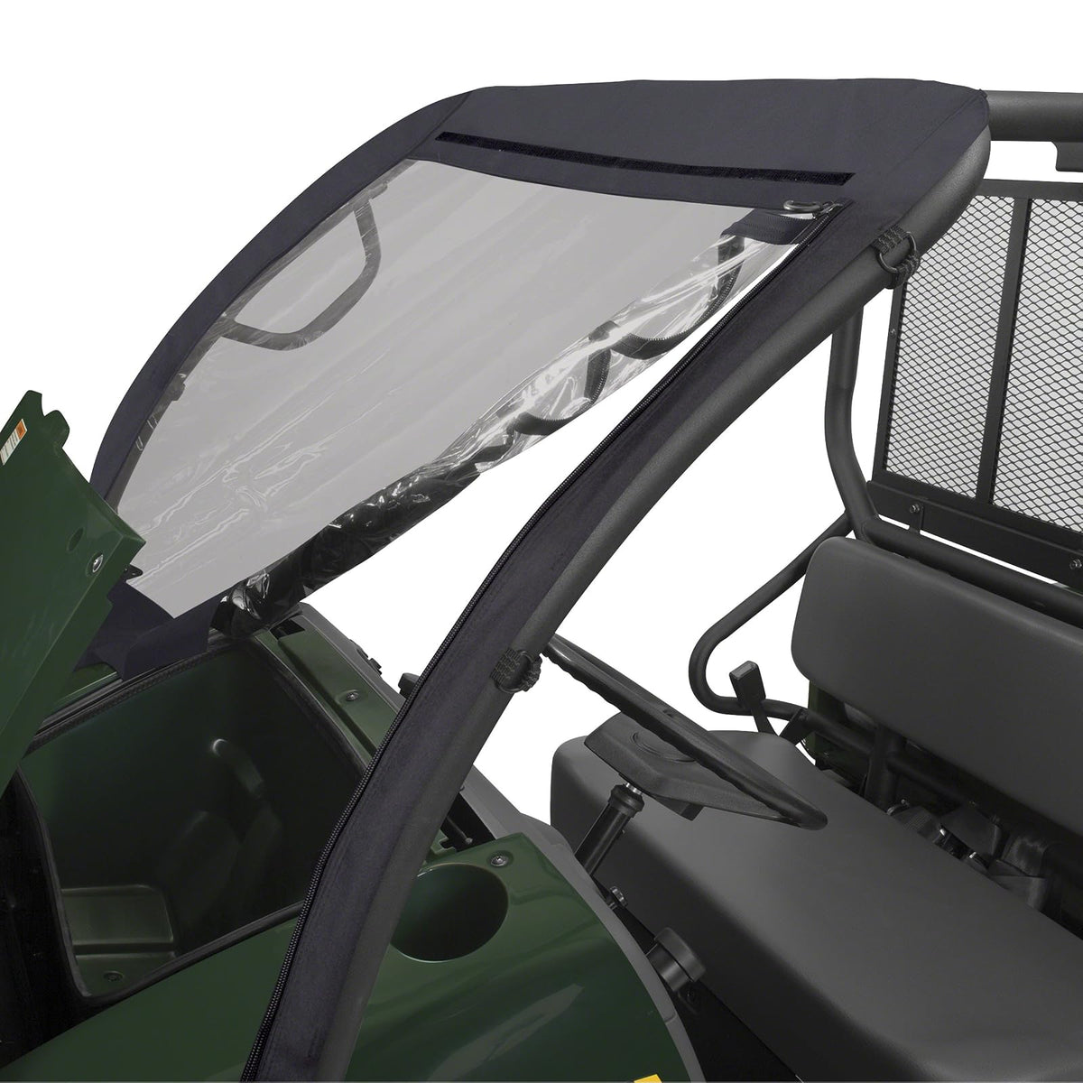 Classic Accessories QuadGear - Parabrisas Delantero UTV Color Negro
