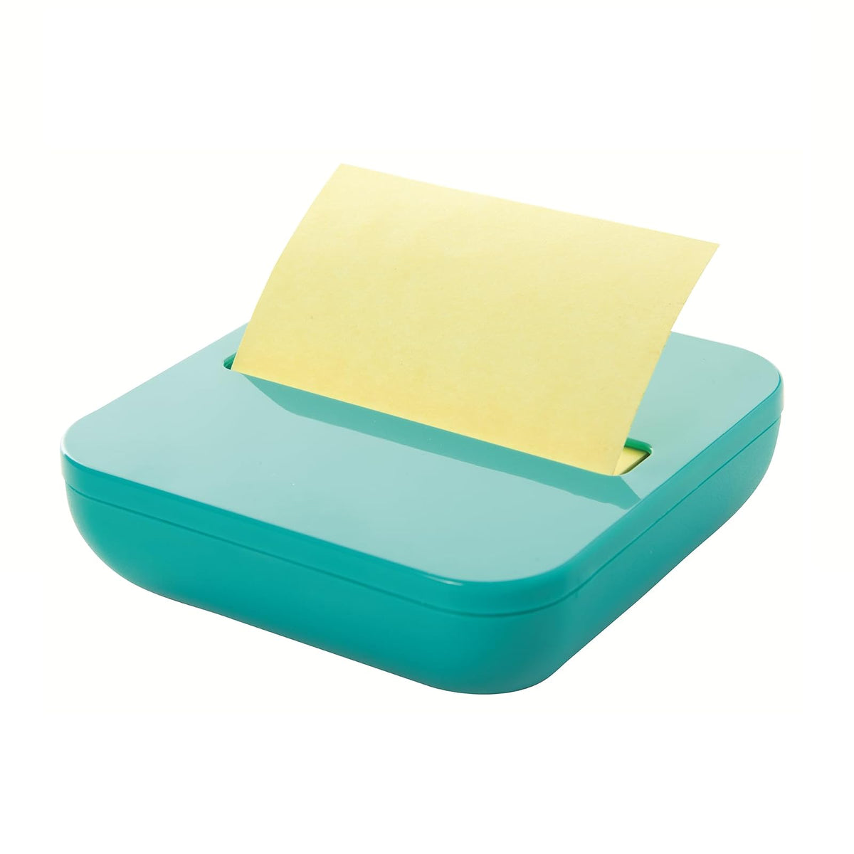 POST-IT 3M Despachador Individual de Notas Adhesivas Pop-Up Color Variado | Práctico diseño con ventosa para superficies lisas, Organizador de escritorio, Ahorra espacio, Incluye repuesto