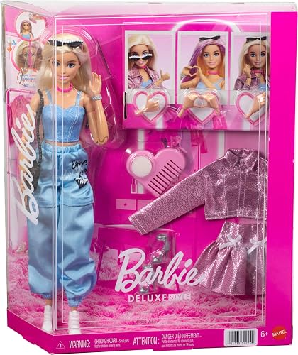 Muñeca de Moda Barbie Deluxe Style Build Up con Accesorios
