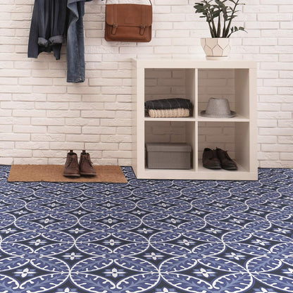 FloorPops FP3309 Capri - Azulejos para despegar y pegar, multicolor