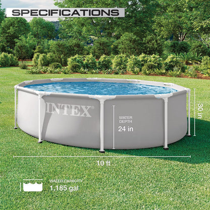 Intex 26700EP 10 pies x 30 Pulgadas Alberca sobre el Suelo Premium con armazón Prisma (Bomba no incluida)