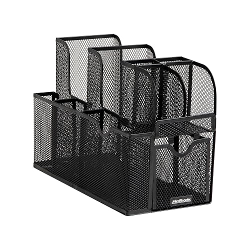 Mind Reader - Organizador de condimentos para café, Malla Negra, 1, 1