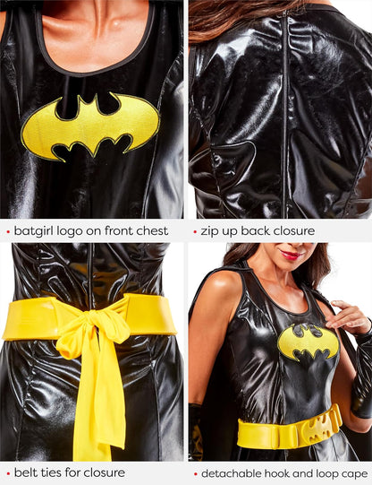 Secret Wishes DC Comics Deluxe Batgirl - Disfraz para Adulto, como se Muestra