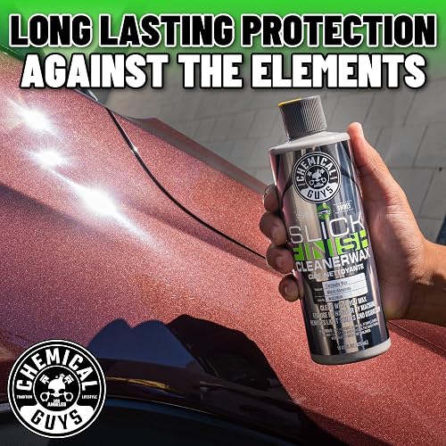 Chemical Guys WAC20616SW Slick Finish Cleaner Cera Limpiadora de Pintura con Carnauba, 473 ml