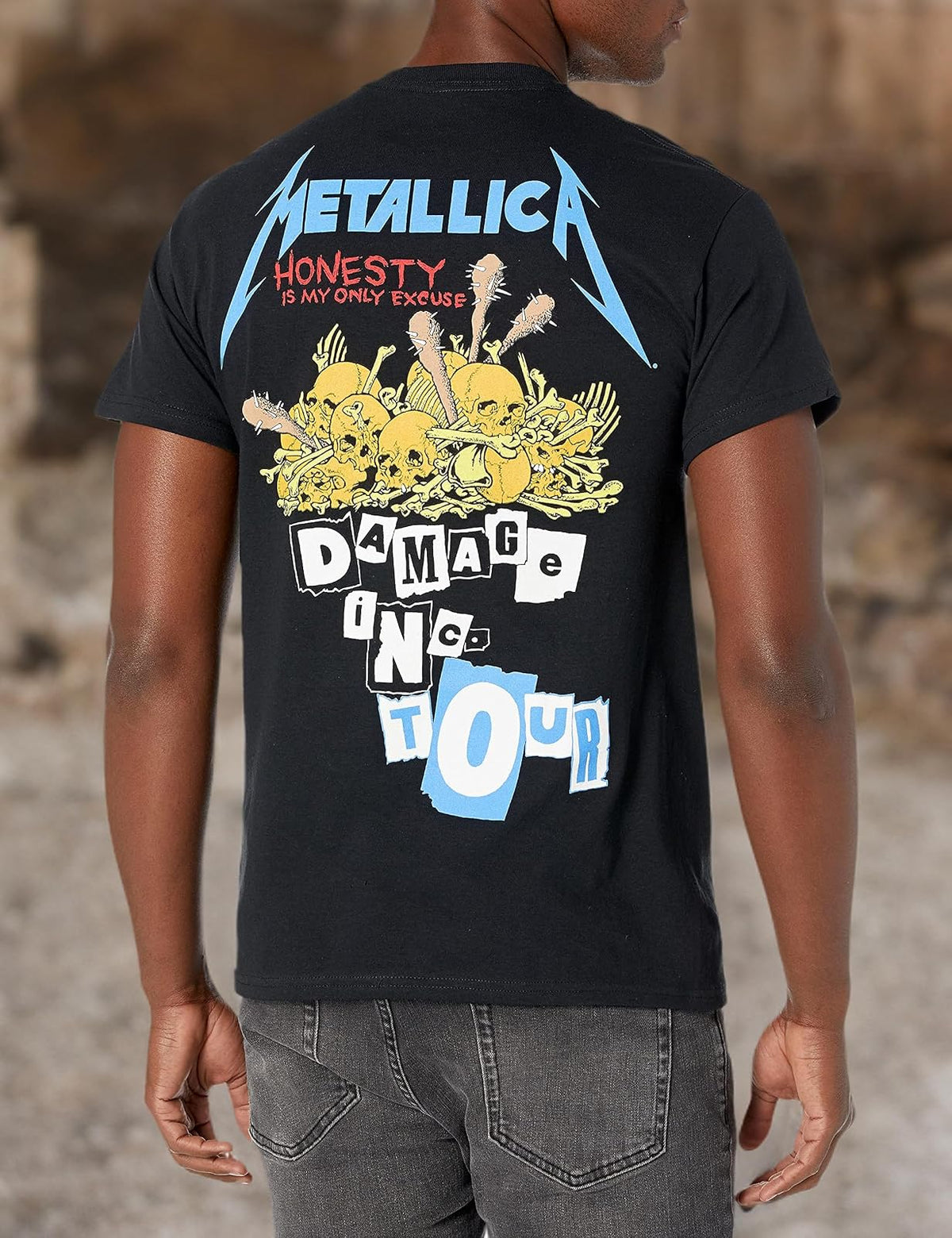 Metallica Camiseta Damage Inc Tour Camiseta para Hombre