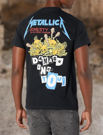 Metallica Camiseta Damage Inc Tour Camiseta para Hombre