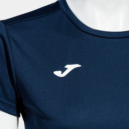 Joma Camiseta Deportiva Manga Corta Mujer, XS - 3XL - Mantiene Seco el Contacto con el Cuerpo, Ideal para Running o Gym - Combi