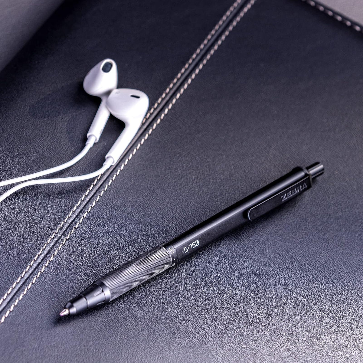Zebra Pen G-750 F-701 M-701 Juego de Regalo 10513 | Bolígrafo de gel, punta media/fina, barril de metal, paquete de 3, retráctil