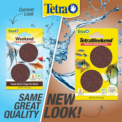Tetra Tetraweekend Alimento de Gel en Bloque para Peces de Agua Dulce 24 Gramos