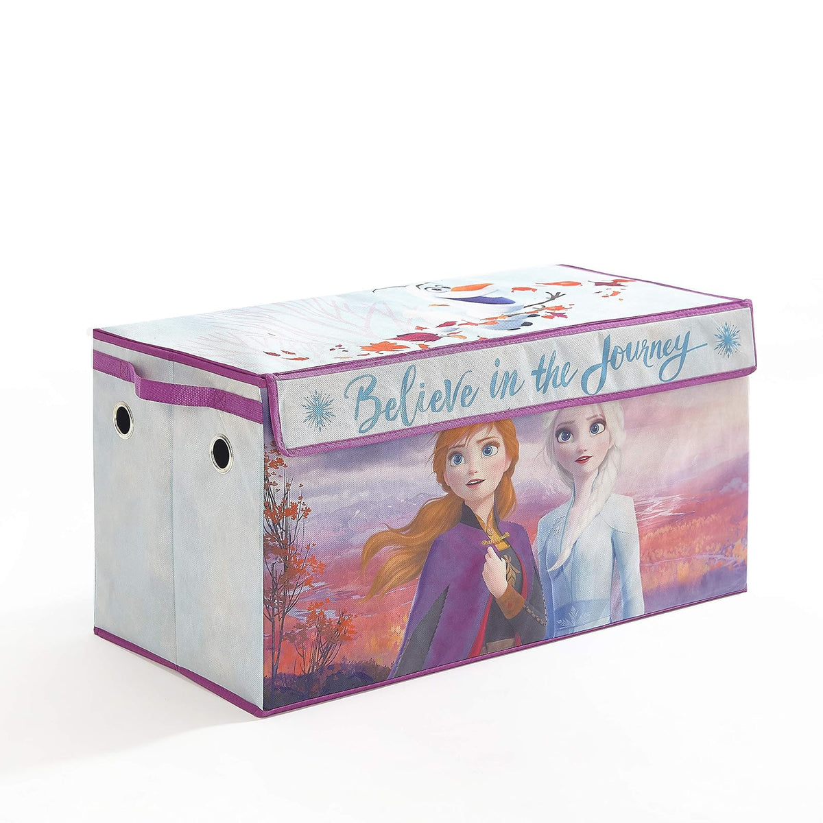 Idea Nuova Disney Frozen 2 - Maletero Plegable para niños, Duradero con Tapa, Frozen 2