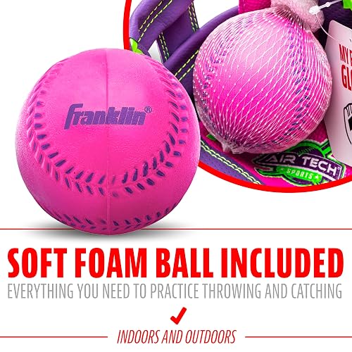 Franklin Sports Air Tech Adapt Series Guantes Teeball de 8.5 Pulgadas: Lanzador para diestros