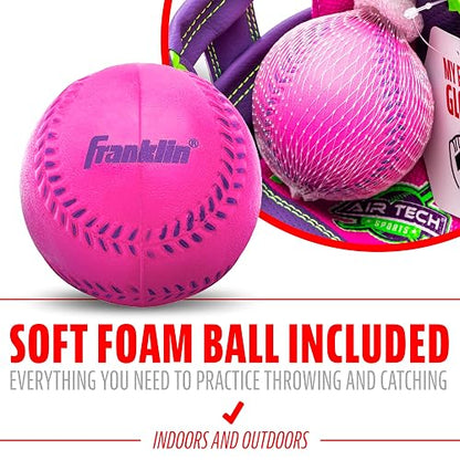 Franklin Sports Air Tech Adapt Series Guantes Teeball de 8.5 Pulgadas: Lanzador para diestros