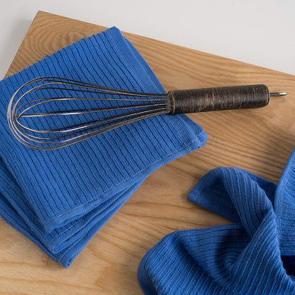Now Designs Juego de 4 paños Acanalados, Matching Towels Are Available; Ripple dishcloths and Towels Come in a Variety of Colors to Match Any décor, Royal