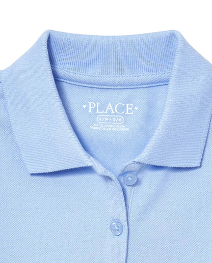 The Children's Place Long Sleeve Pique Polo,multipacks Camisa Niñas